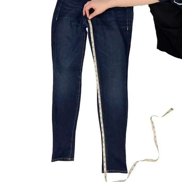 True Religion‎ Stella XXX Low Rise Skinny fit Dark Wash Stretch Jeans Size 26 - Picture 11 of 13